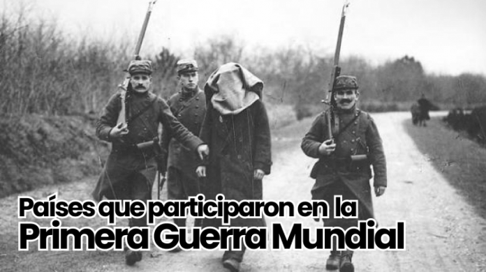 Países que participaron en la primera guerra mundial