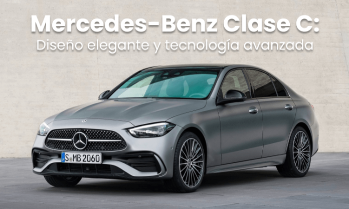 Mercedes-Benz Clase C_ diseño elegante y tecnología avanzada en un sedán de lujo