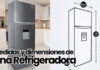 Medidas y Dimensiones de una Refrigeradora medidas y dimensiones de una refrigeradora