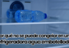 ¿Por qué no se puede congelar en una refrigeradora agua o gaseosa embotellada al tope de su capacidad? porque no se puede congelar una botella de agua o gaseosa al tope de su capacidad