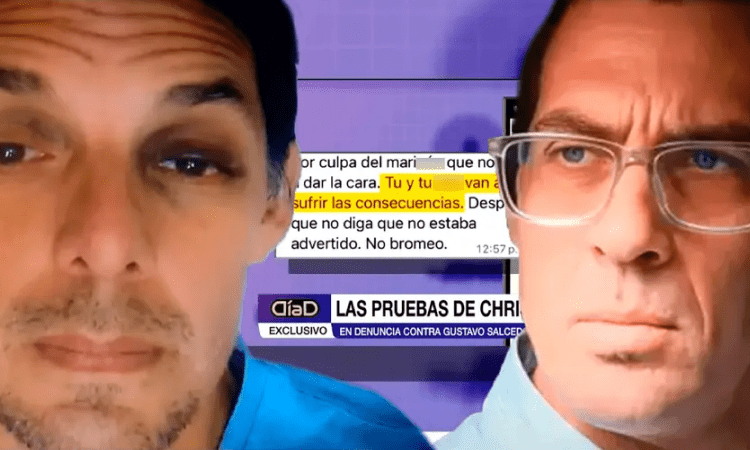 Exponen amenazas de Gustavo Salcedo a la esposa de Christian Rodríguez_ “Tú y tu hijo van a sufrir las consecuencias”