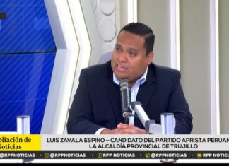 Luis Zavala Espino (APRA) plantea plan de 90 días contra la inseguridad y refuerzo cultural en Trujillo