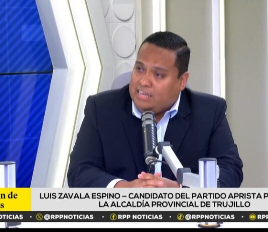 Luis Zavala Espino (APRA) plantea plan de 90 días contra la inseguridad y refuerzo cultural en Trujillo