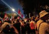 Ciudadanos protestan frente a la ONPE y el JNE y exigen resultados al 100% de las Elecciones Regionales y Municipales 2026
